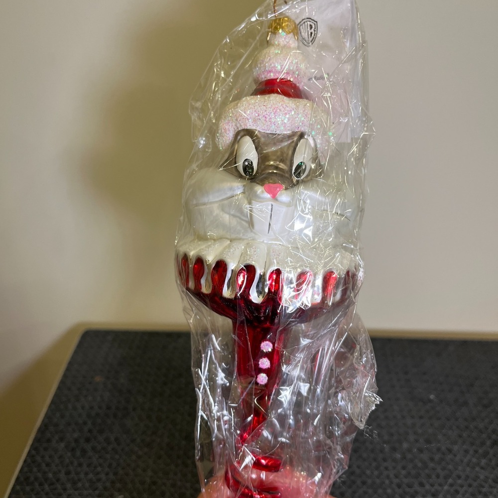 Radko Warner Bros Ornament Santa Bugs Bunny Sprite Icicle LTD ed, NEW - Picture 5 of 16